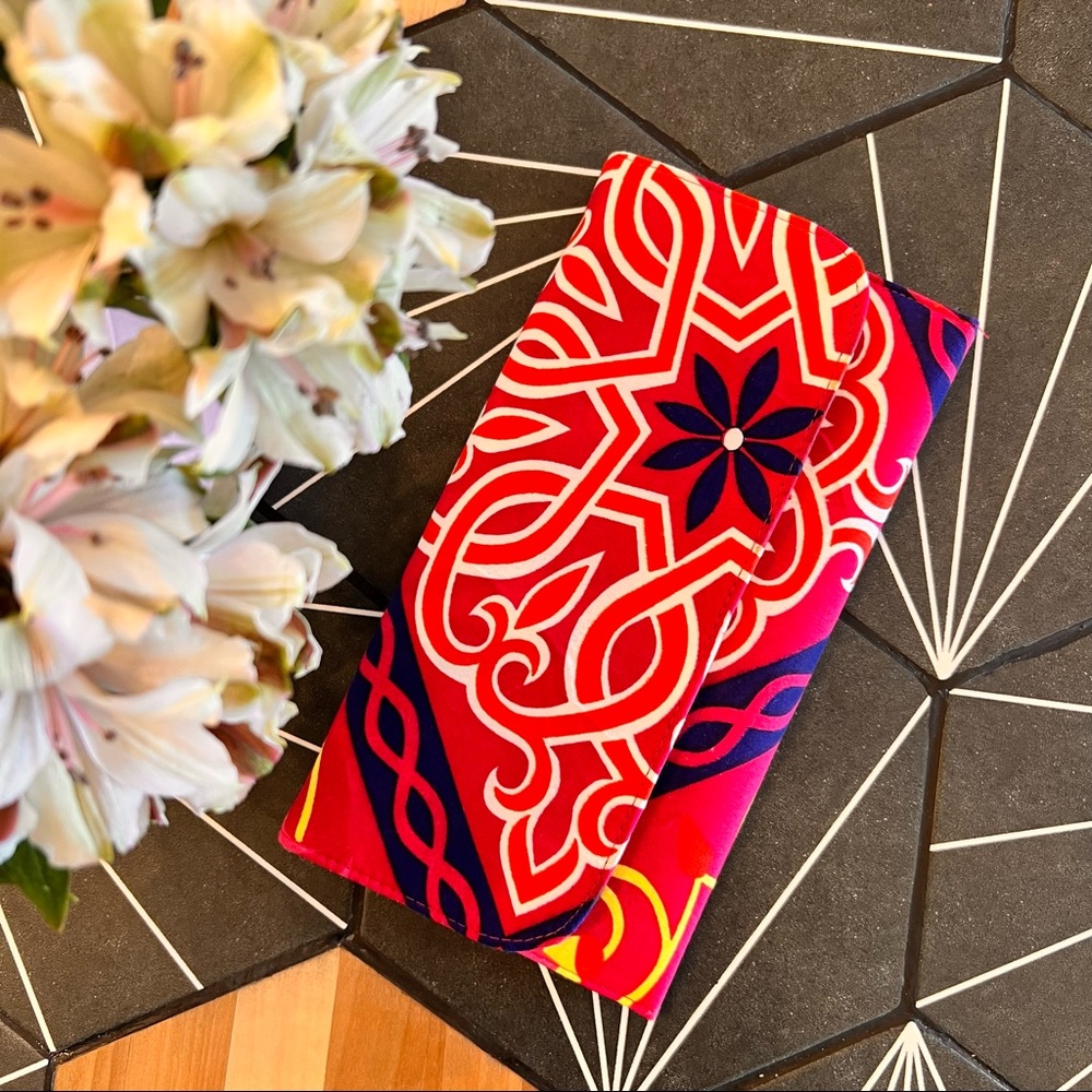 Egyptian Red & Pink Clutch